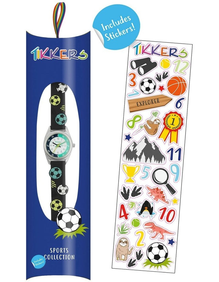 Alloy And Silicone Watch in Black