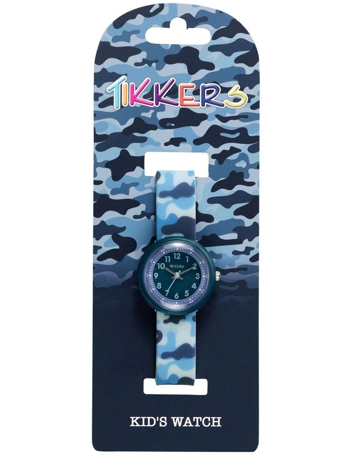 Plastic And Silicone Watch in Blue
