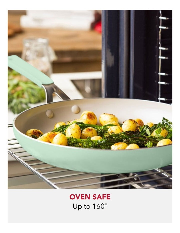 Aluminium Frypan 24cm in Pistacho