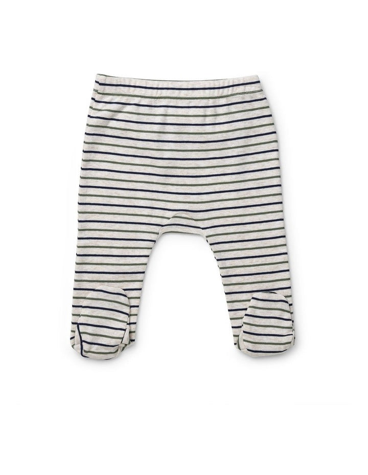 Bodysuit and Striped Legging Set in On Safari