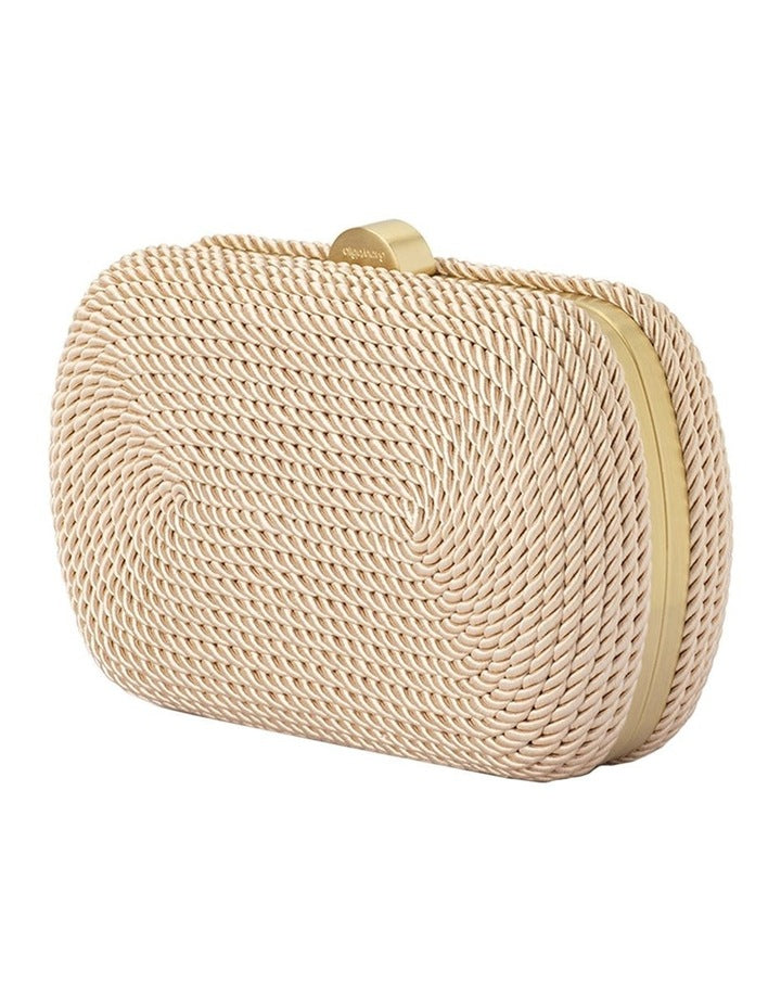 Martina Rope Clutch Bag in Natural