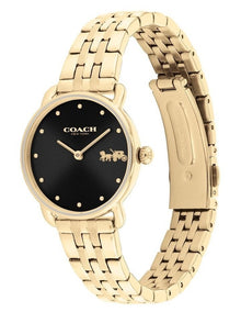 Cass Ionic Plated Steel and Plastic and Crystals Dial Watch in Multi