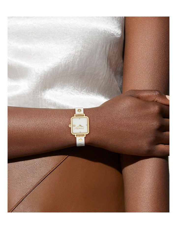 Cass Ionic Plated Dial Watch in Gold