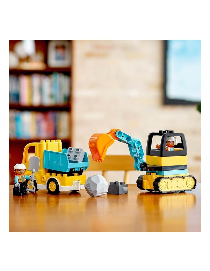 Duplo Town Truck and Tracked Excavator 10931