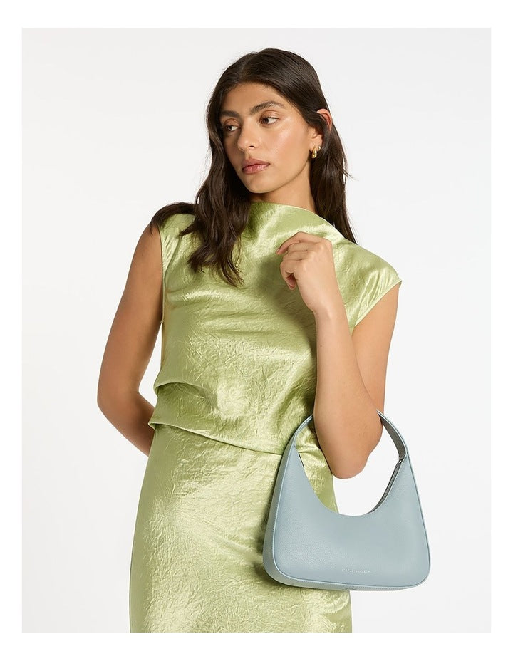 Aurora Shoulder Bag in Powder Blue