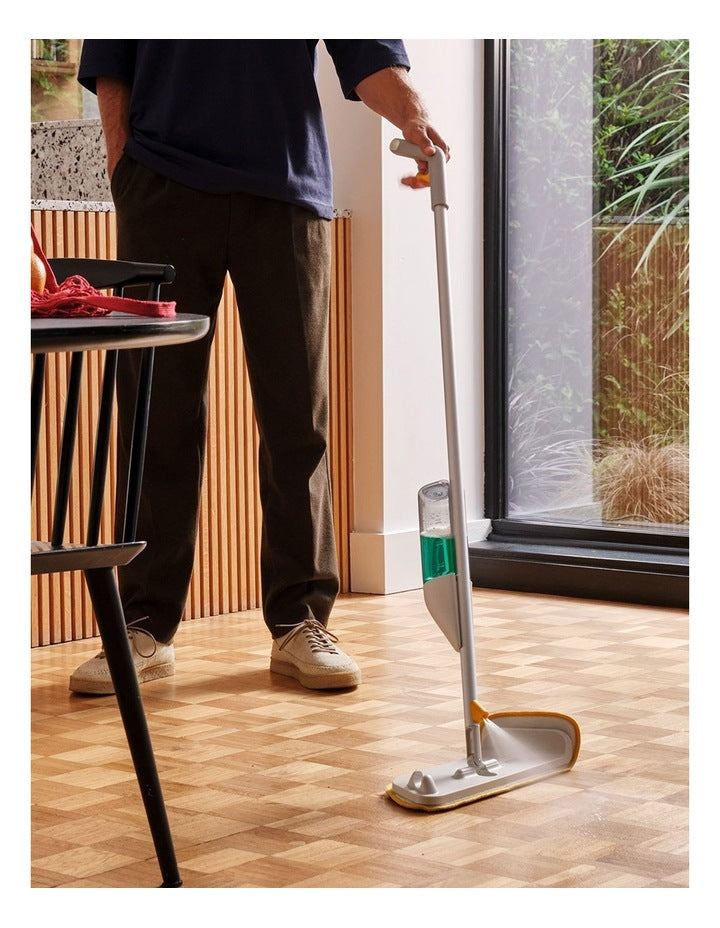 CleanTech Spray Mop With Scrubbing Pad in Light Stone