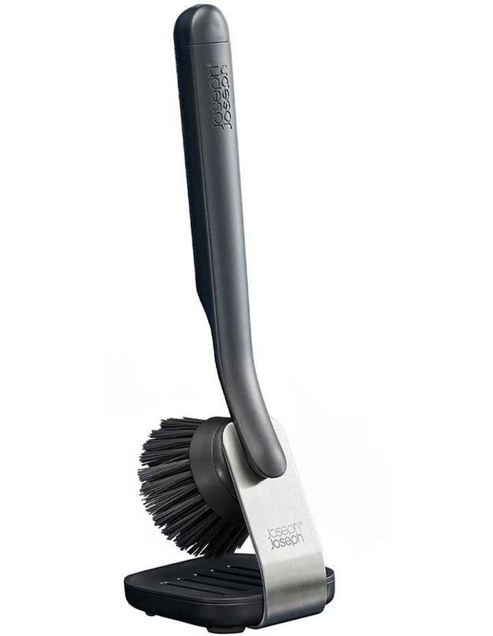 SinkTech Dish Brush with Steel Stand in Graphite