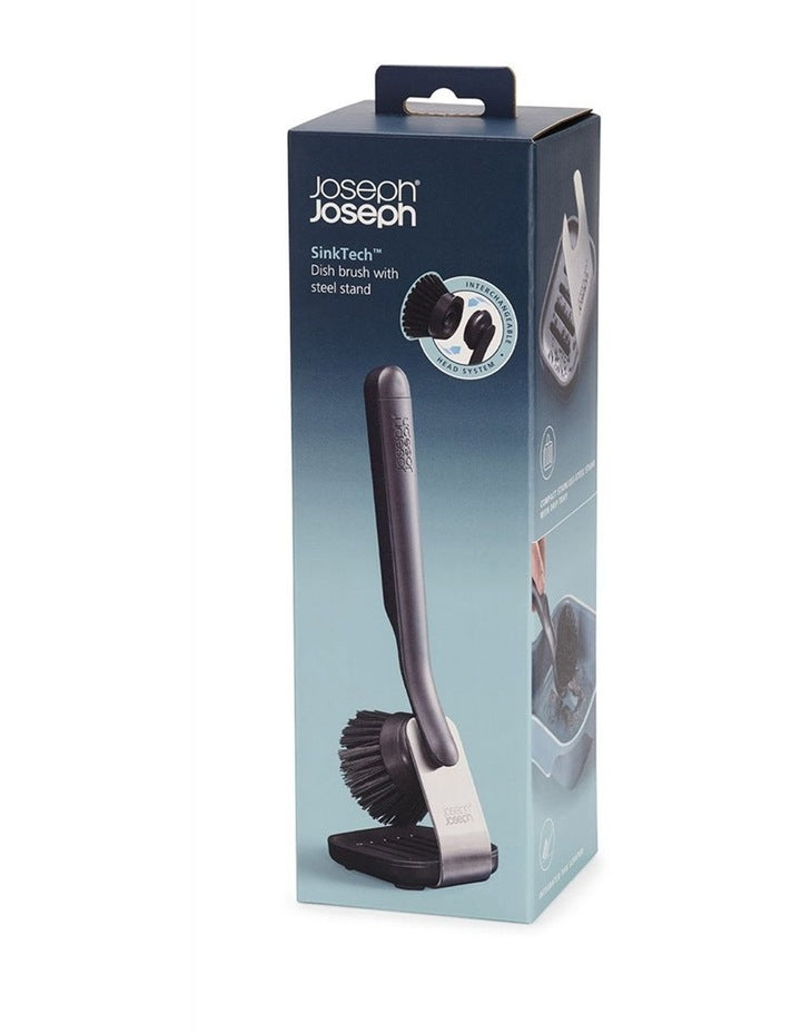 SinkTech Dish Brush with Steel Stand in Graphite