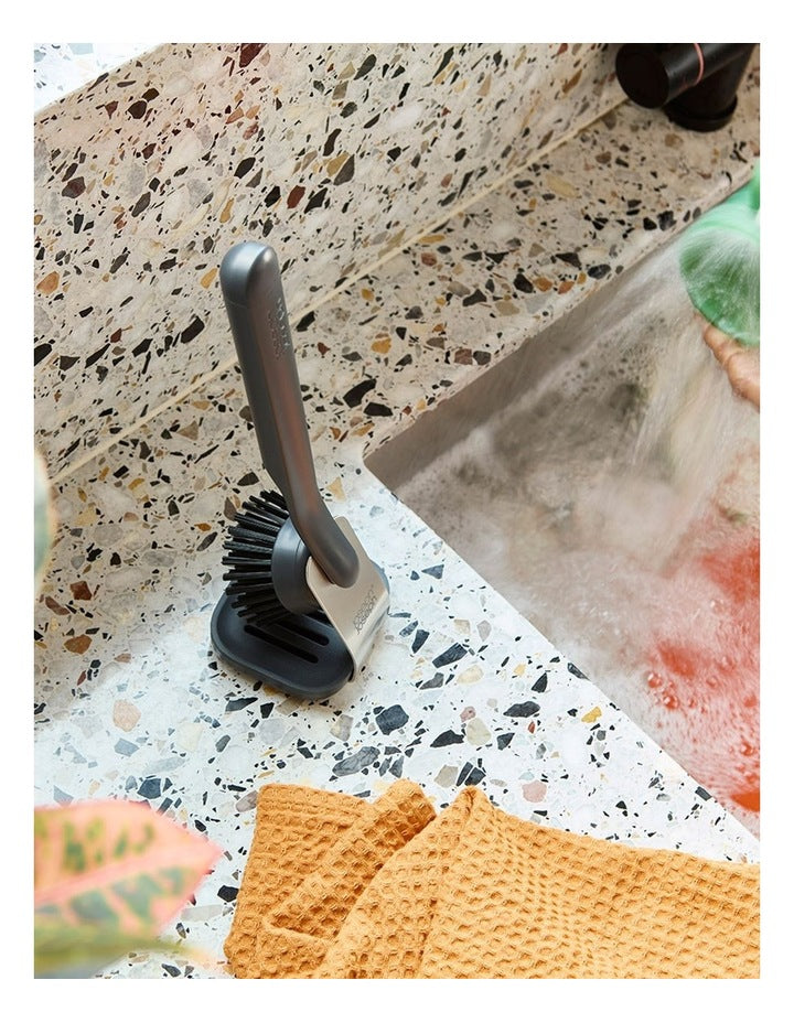 SinkTech Dish Brush with Steel Stand in Graphite
