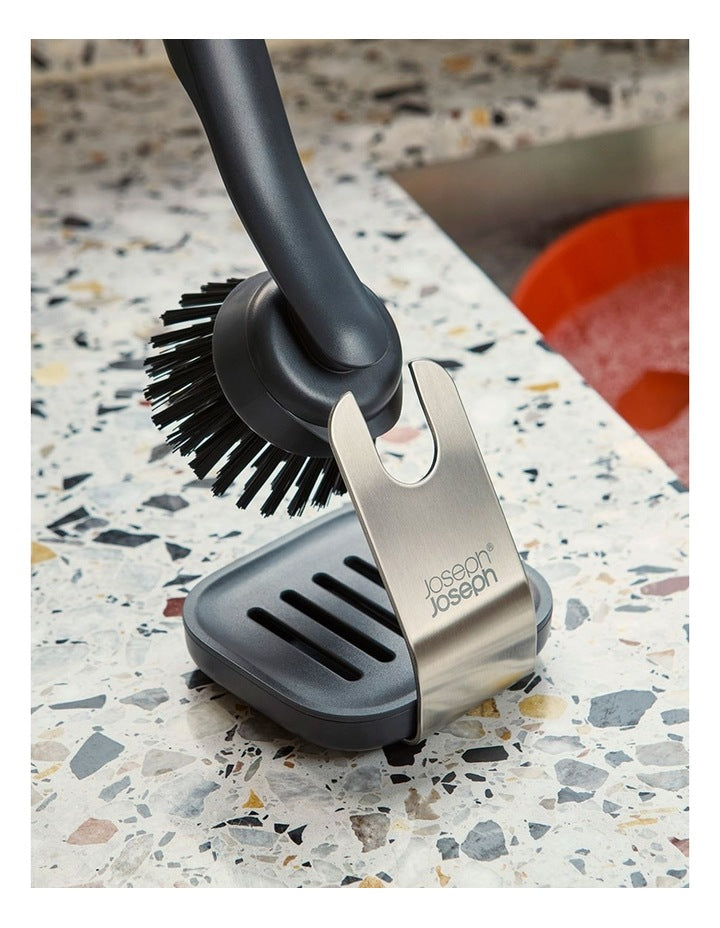 SinkTech Dish Brush with Steel Stand in Graphite