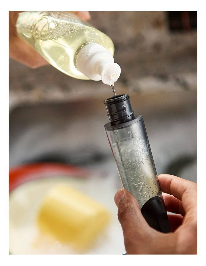 Soap Dispenser Dish Brush With Stand in Multi