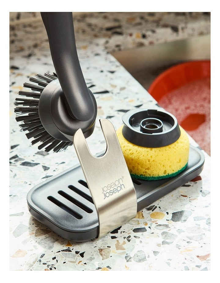 SinkTech Brush With Large Storage Stand in Graphite