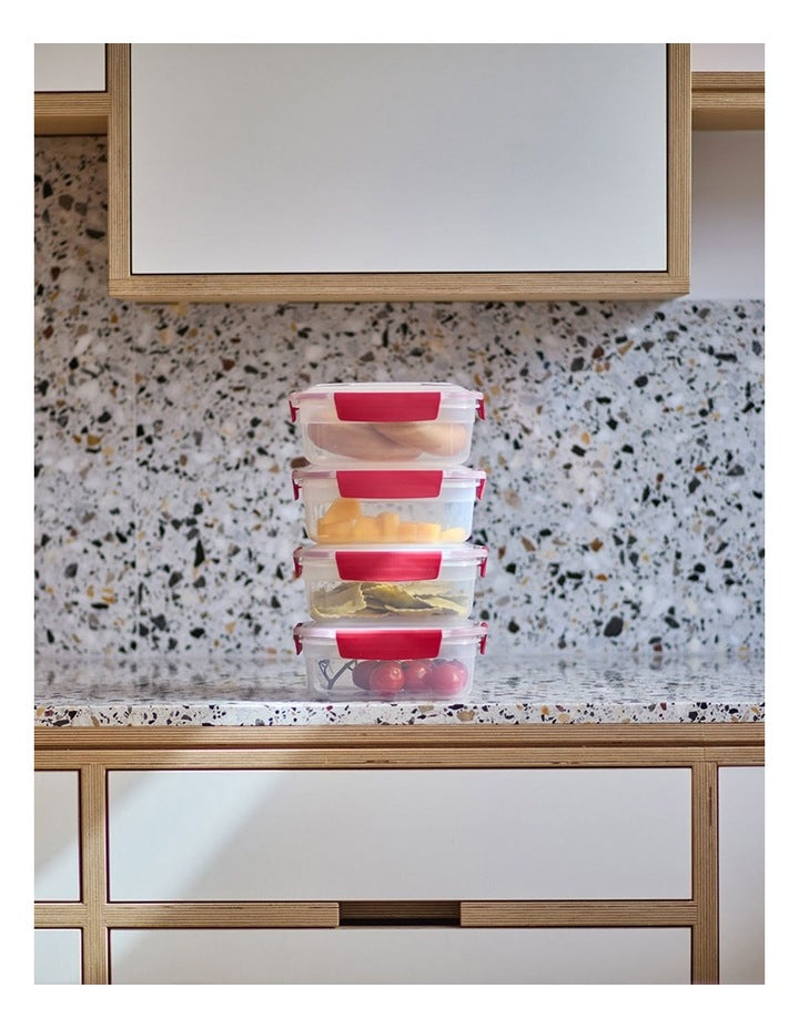 Nest Lock Rectangle Box 4 Piece in Multicolour