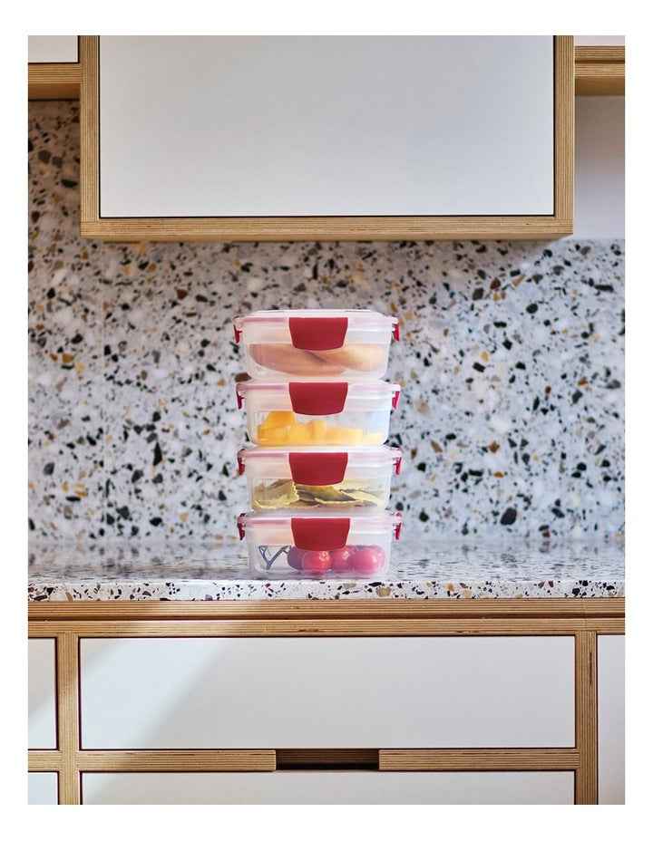 Nest Lock Round Box 4 Piece in Multicolour