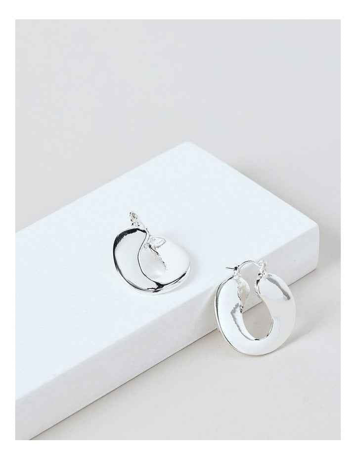 Loop Earrings in Silver