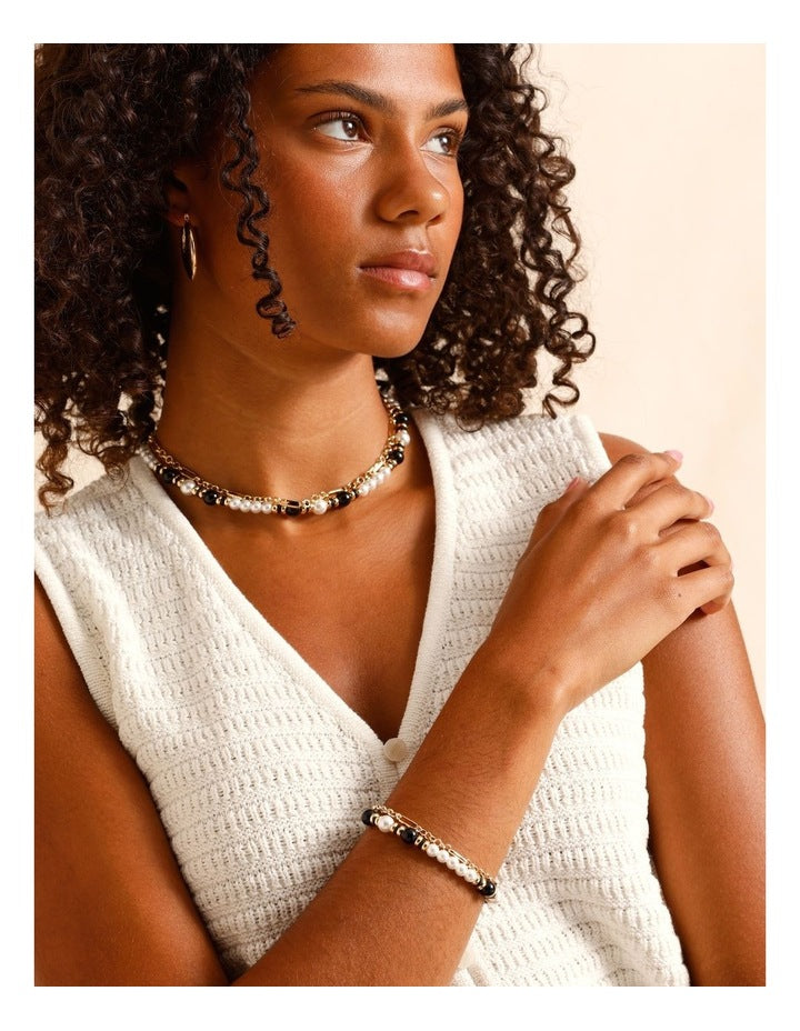 Beads Bracelet in Gold