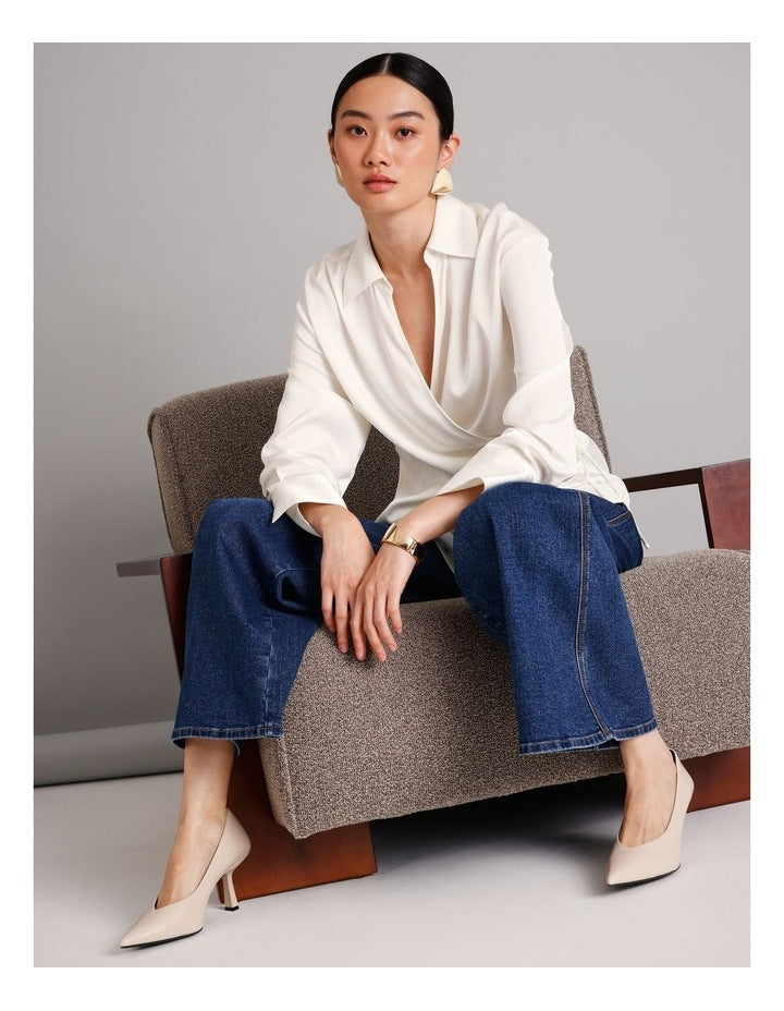 Chunky Bangle in Gold