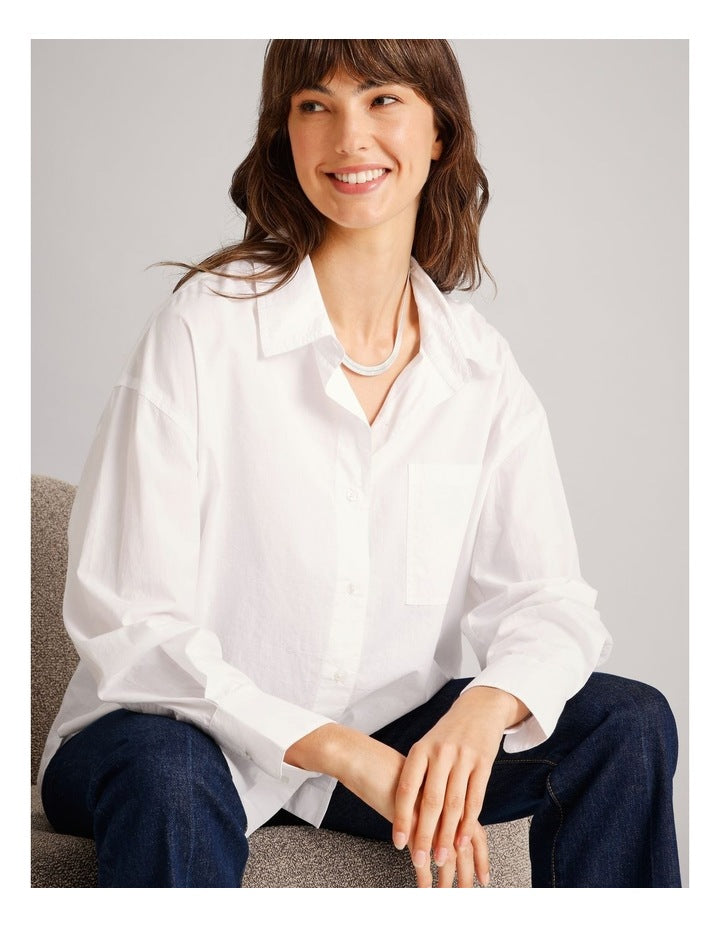 Flat Chunky Necklace in Silver