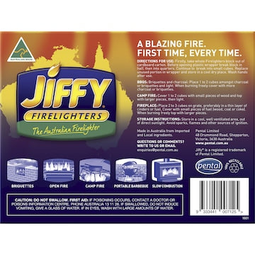 Jiffy BBQ Accessory Fire Lighters Economy 24 pack