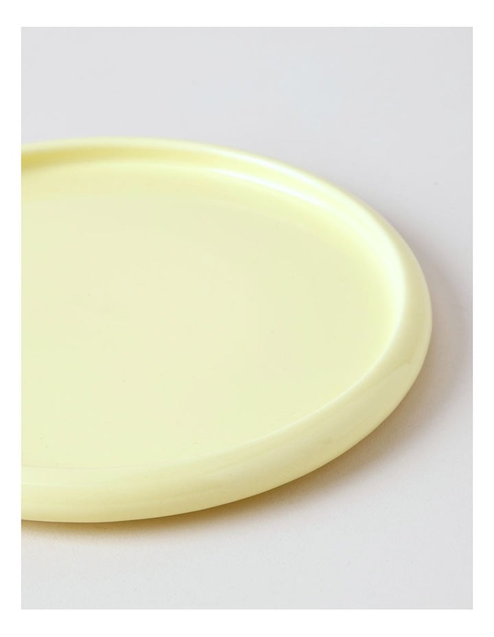 Bubble Side Plate in Lemon