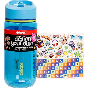 Decor Junior Tritan Kids Water Drink Bottle Assorted 500mL each