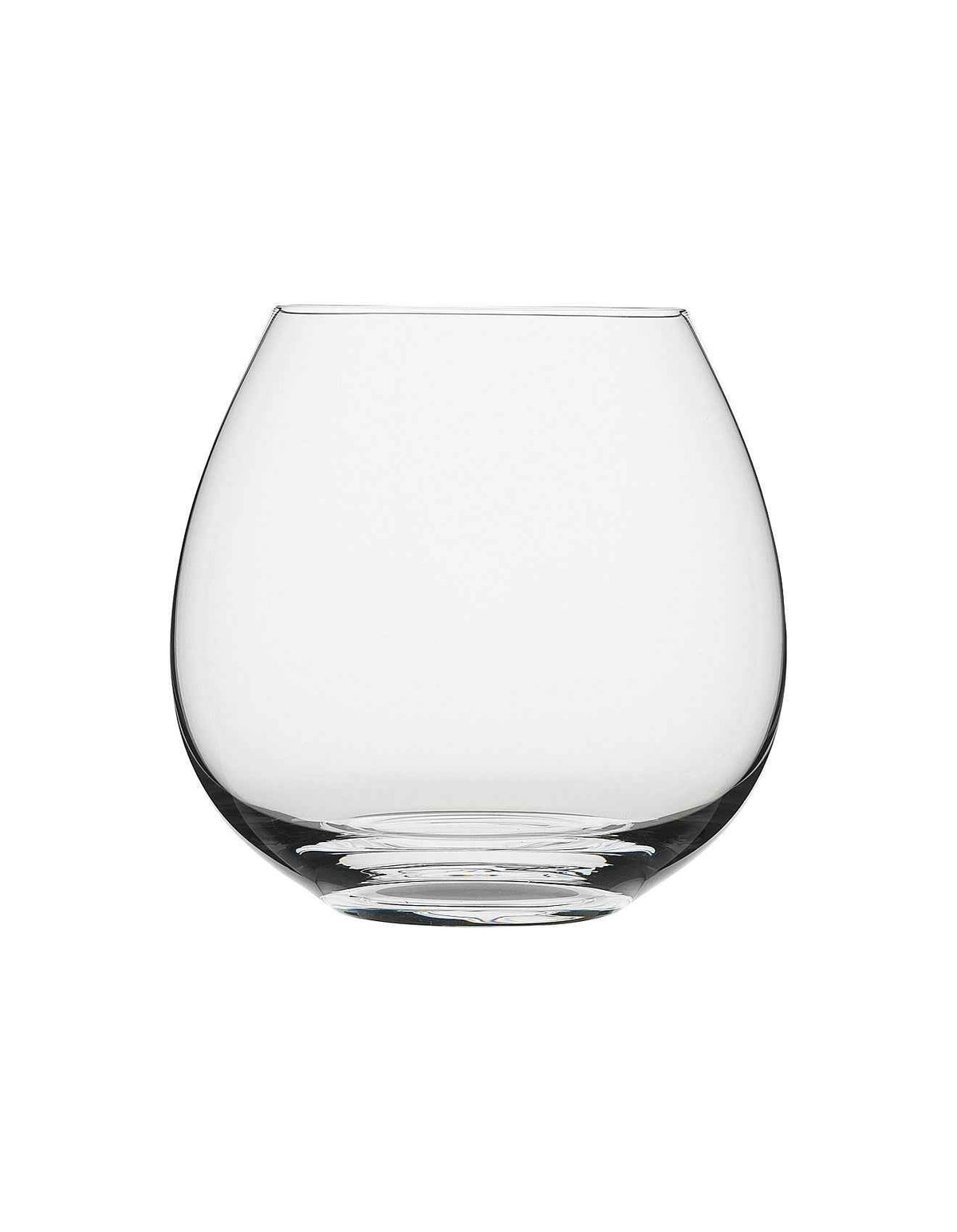 Capri 550ml Stemless Wine Glasses Set of 6 Clear