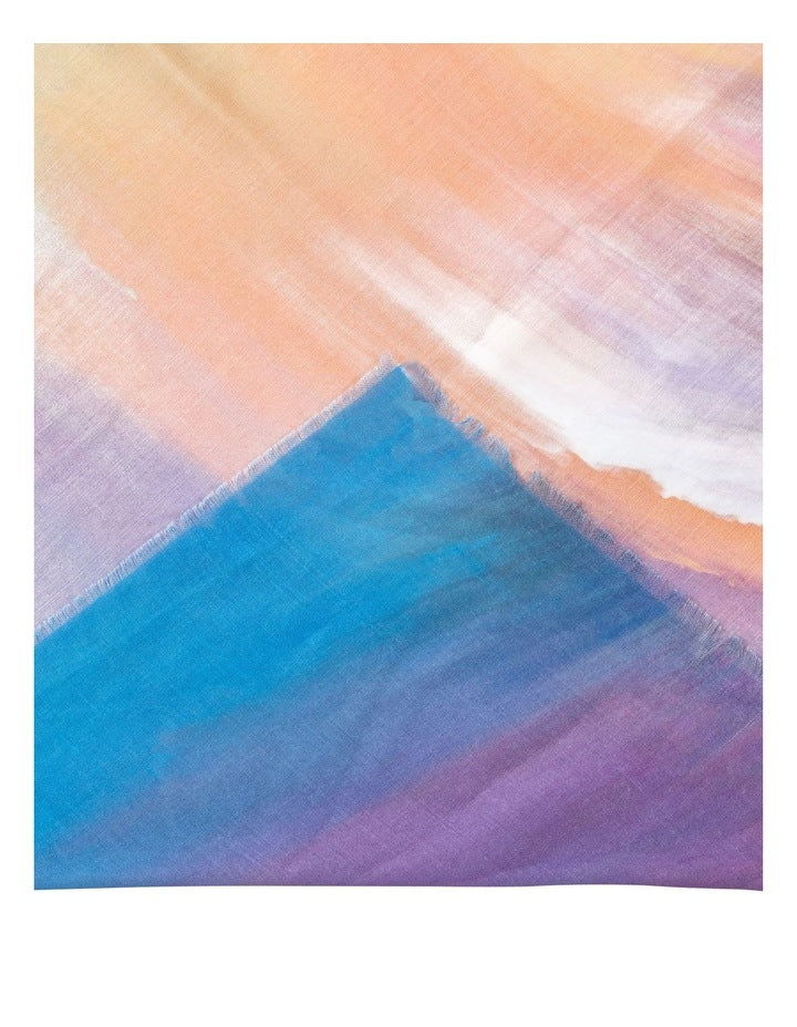 Abstract Painter Scarf in Multi