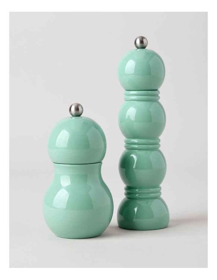 Bubble Salt or Pepper Mill 14cm in Green