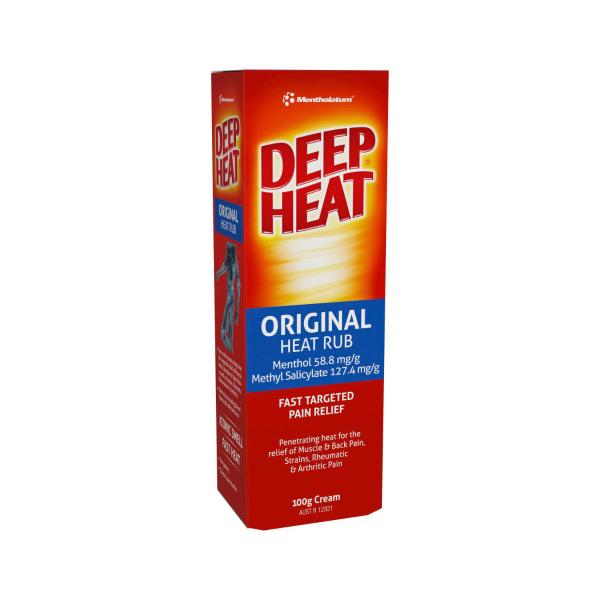 DEEP HEAT ORIGINAL HEAT RUB 100G