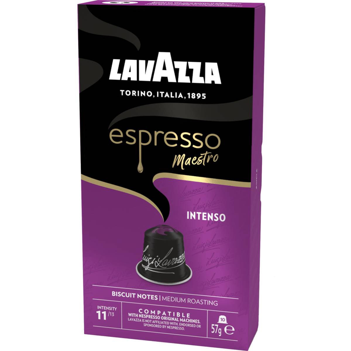 Lavazza Espresso Intenso Nespresso Compatible Coffee Pods 10 Pack