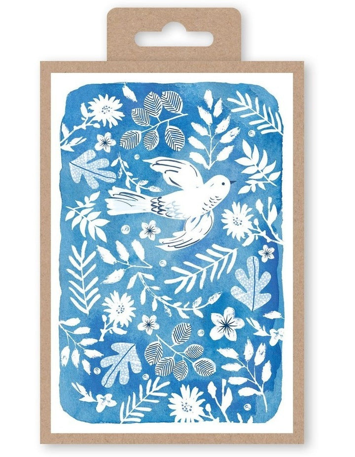 Note Cards Box of 10 in Light Blue