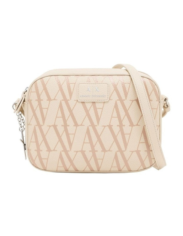 Sylvie Camera Crossbody Bag in Stone