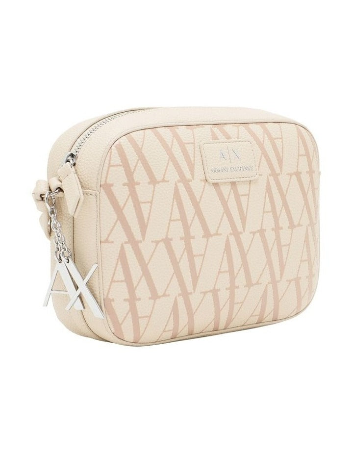 Sylvie Camera Crossbody Bag in Stone