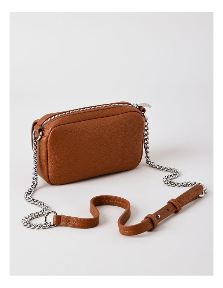 Susy Soft Camera Crossbody Bag in Whisky
