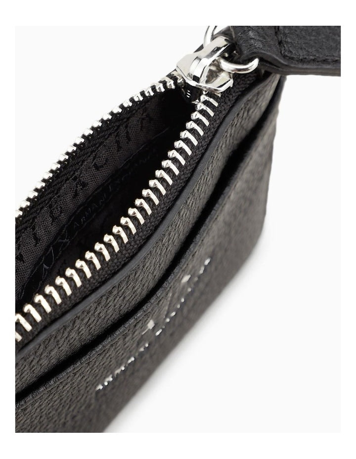 Wave Credit Card Holder in Nero