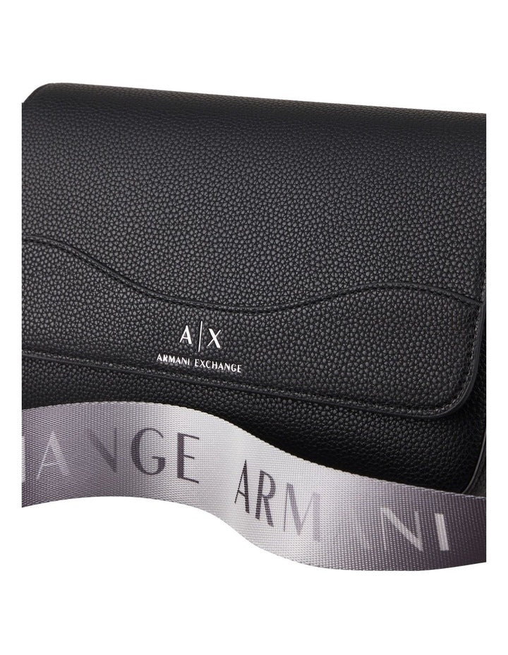 Wave Crossbody Bag in Black