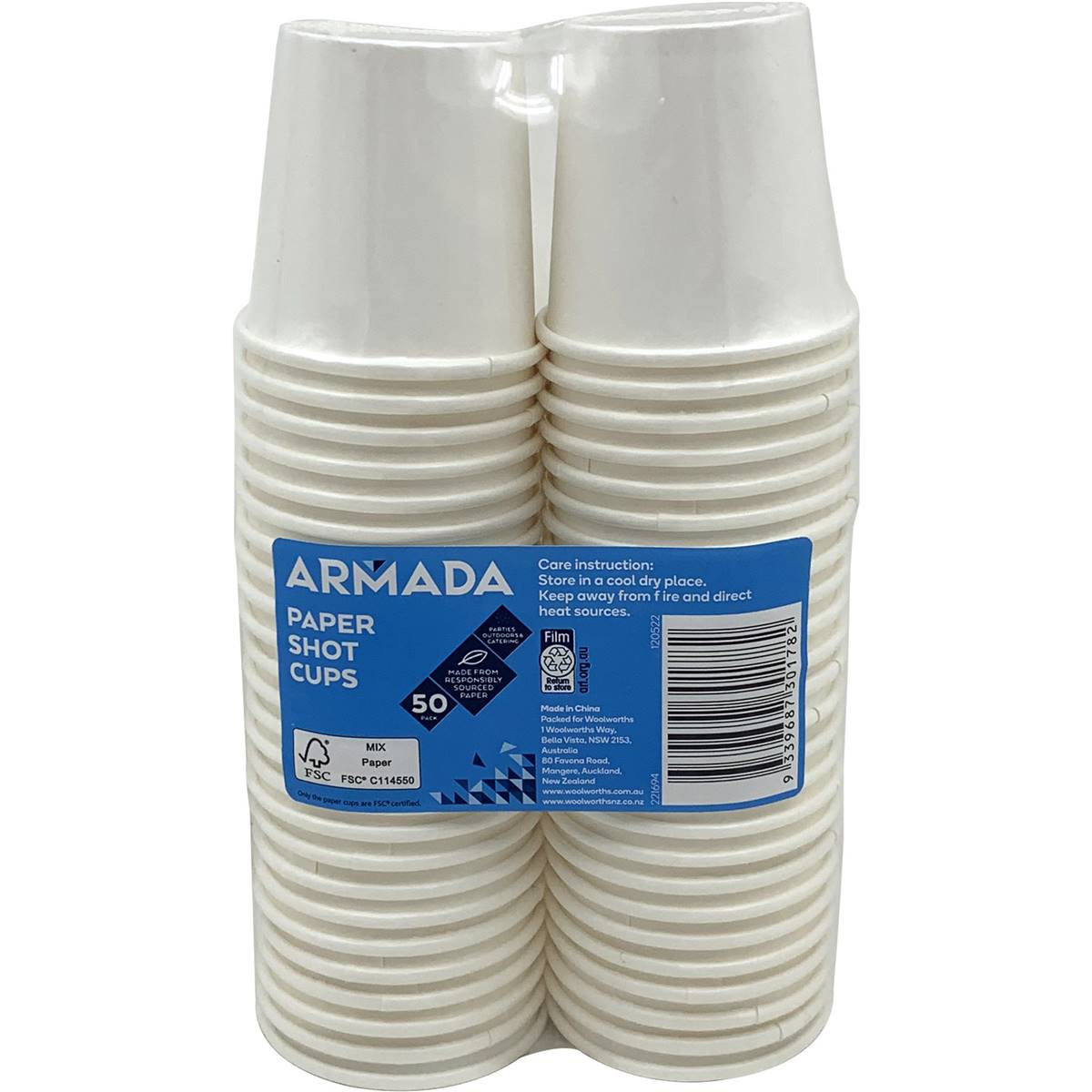 Armada Paper Cups 40mls 50 pack