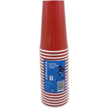 Armada Paper College Cups 20 pack