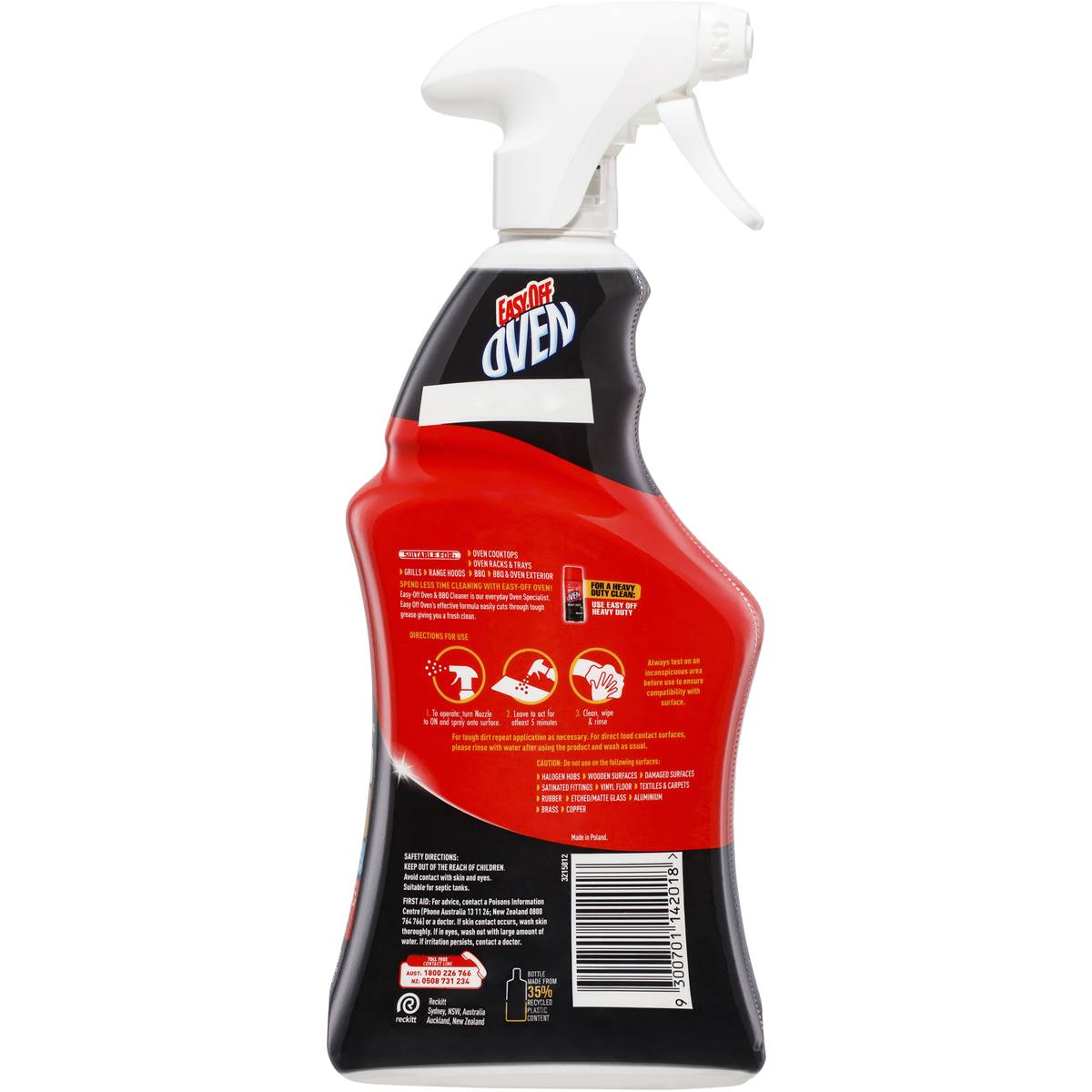 Easy Off Bam Oven & BBQ Everyday Cleaner Spray 750mL