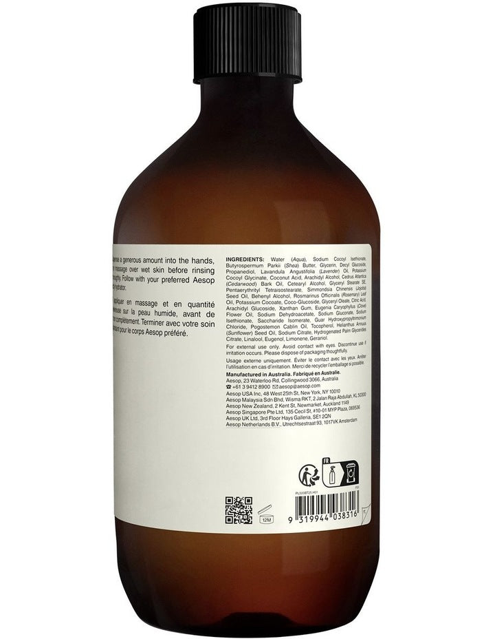 Eleos Nourishing Body Cleanser Screw Cap 500ml