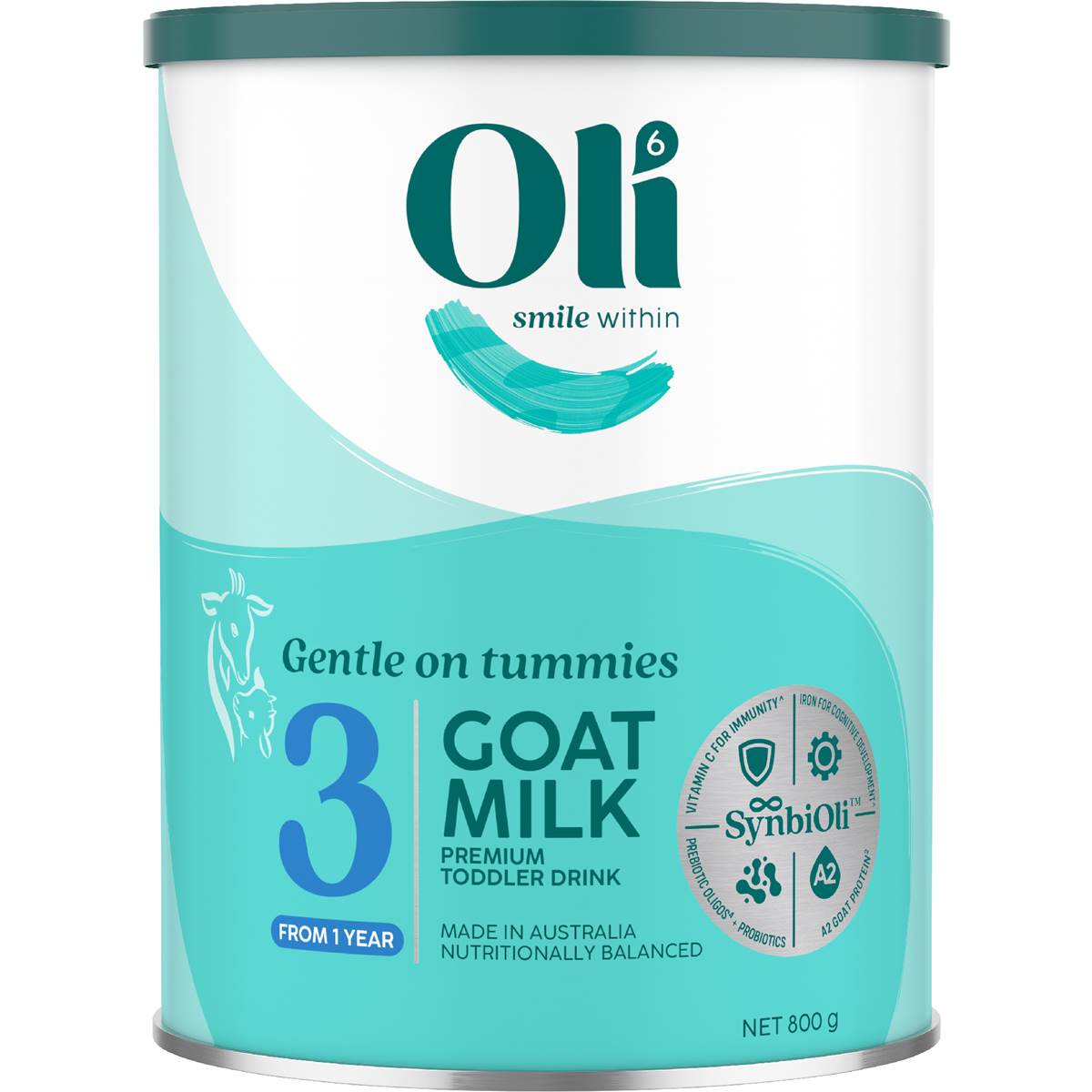 Oli6 Goat Milk Toddler Drink Stage 3 From 1 Year 800g