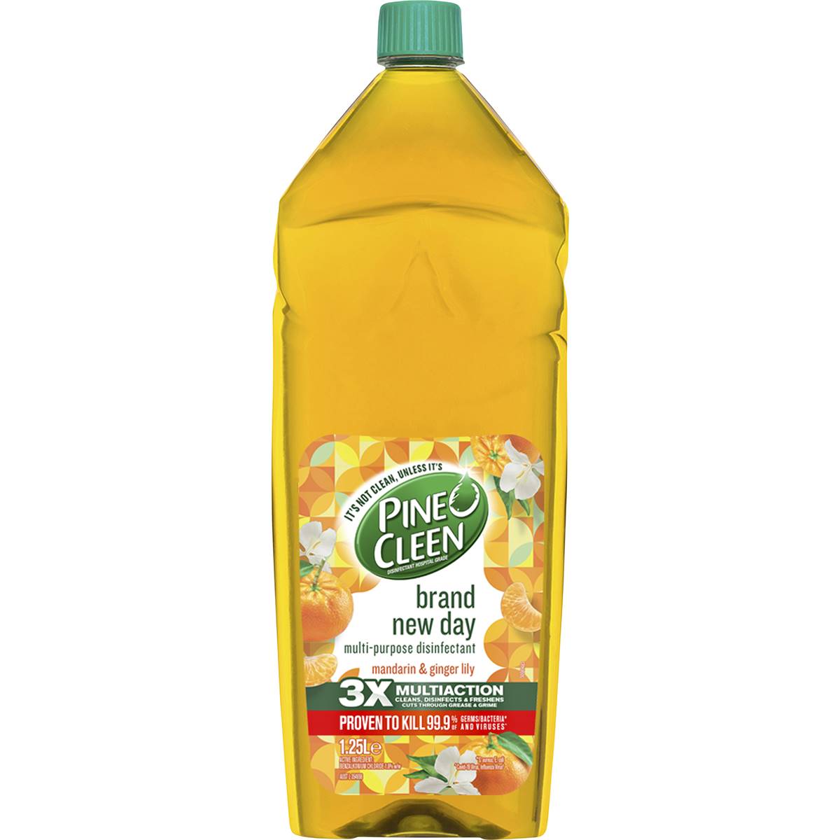 Pine O Cleen Brand New Day Mandarin Disinfectant Liquid 1.25l