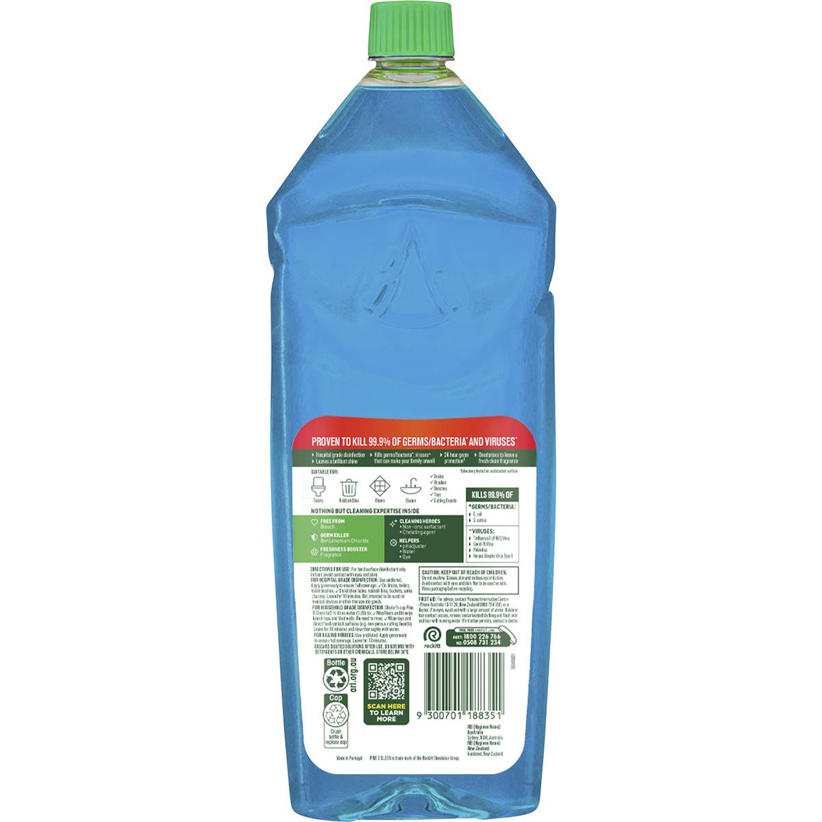 Pine O Cleen Brand New Day Coconut Disinfectant Liquid 1.25l