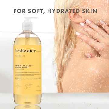 Freshwater Farm Australia Lemon Myrtle Oil & Manuka Honey Body Wash 1L