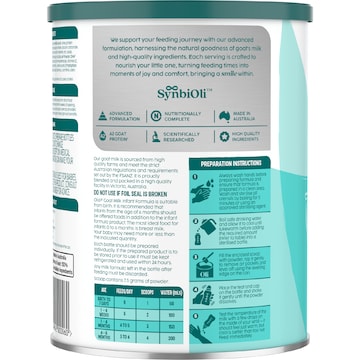 Oli6 Goat Milk Infant Formula Stage 1 0-6 Months 800g