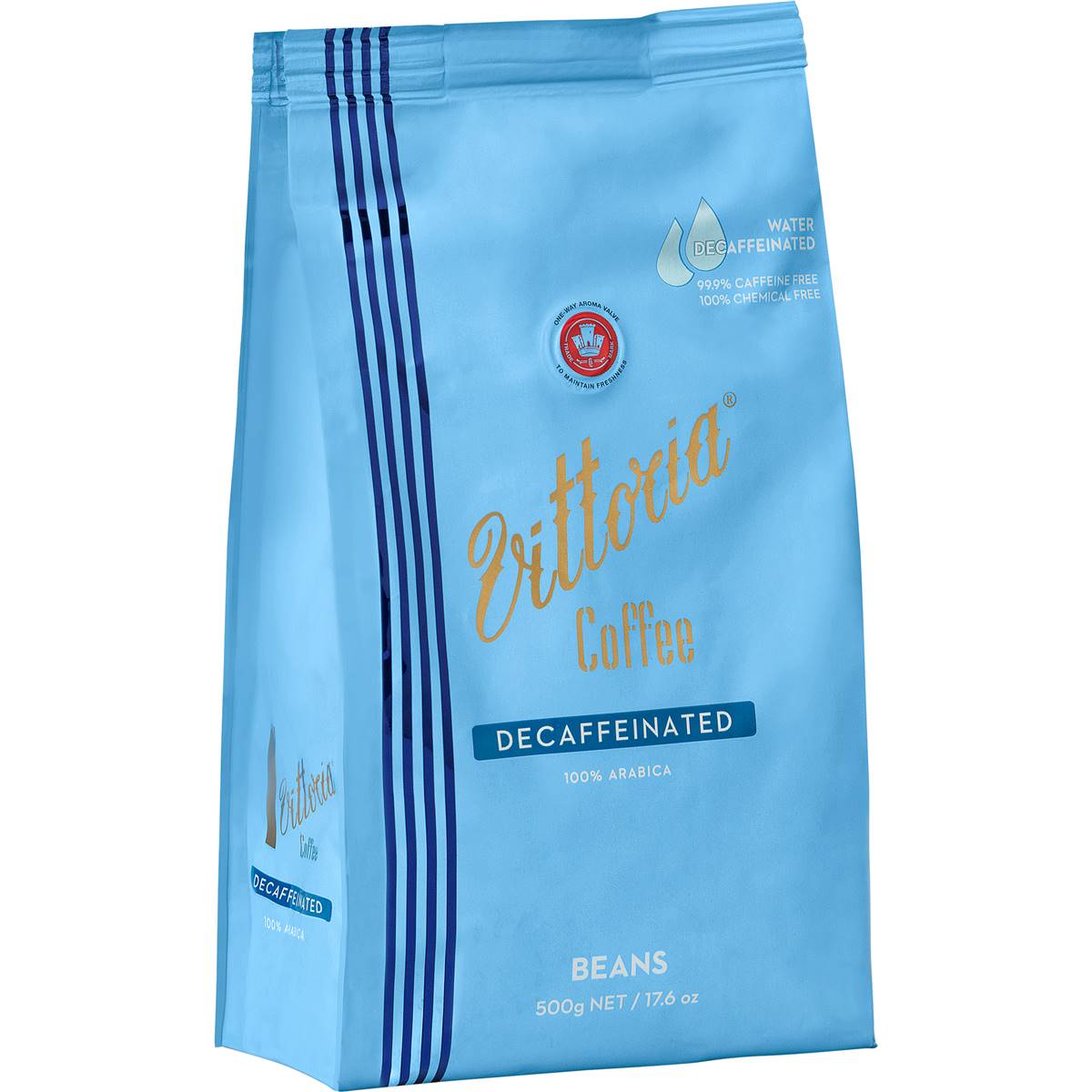 Vittoria Decaffeinated Coffee Beans 500g
