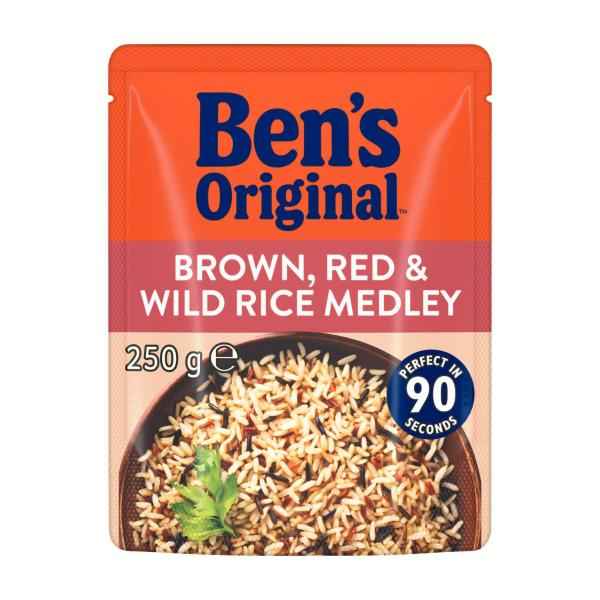 Brown Red And Wild Medley Rice Pouch