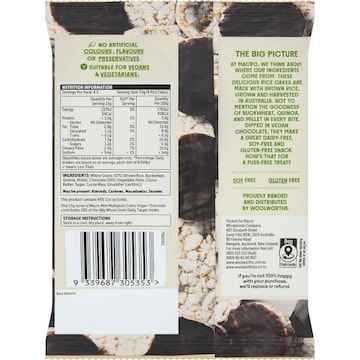 Macro Mini Multigrain Rice Cakes Chocolate 58g