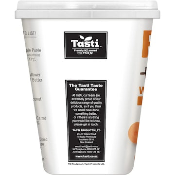 Tasti Fruit + Vege Wholefood Balls Mango & Carrot 18 pack