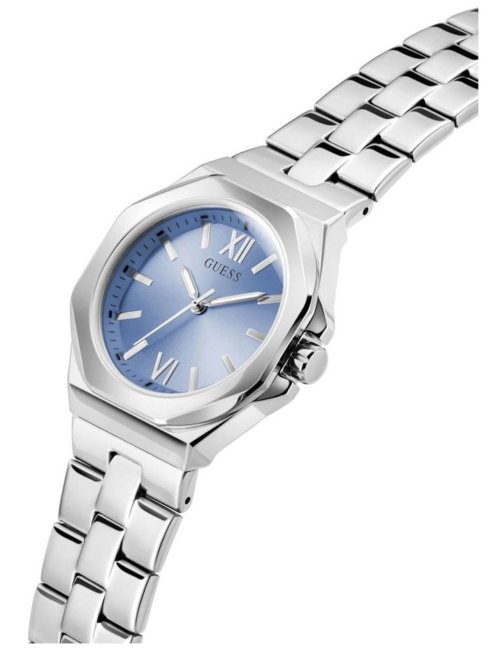 Analog Watch in Silver Tone